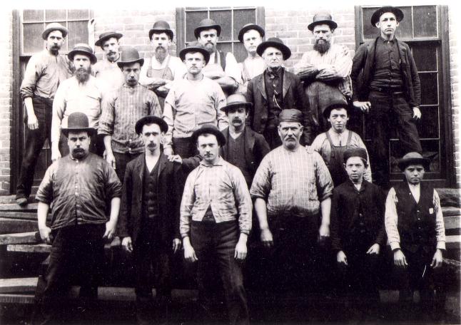 Workers at the Russell Cutlery, Turners Falls, c. 1890